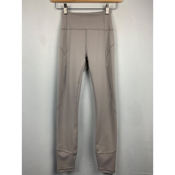 Lululemon Womens High-Waisted Leggings Gray Size 2 - Picture 1 of 5